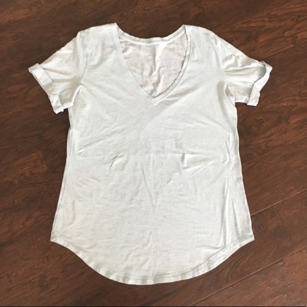 Lululemon Love Tee Sz 8 seafoam color